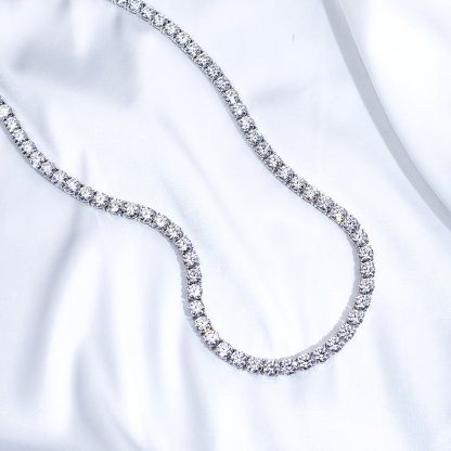 MissDiamond Lab Grown Diamond 69.75CT Platinum Pendant Necklace MSN-889