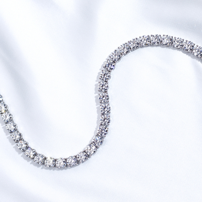 MissDiamond Lab Grown Diamond 69.75CT Platinum Pendant Necklace MSN-889