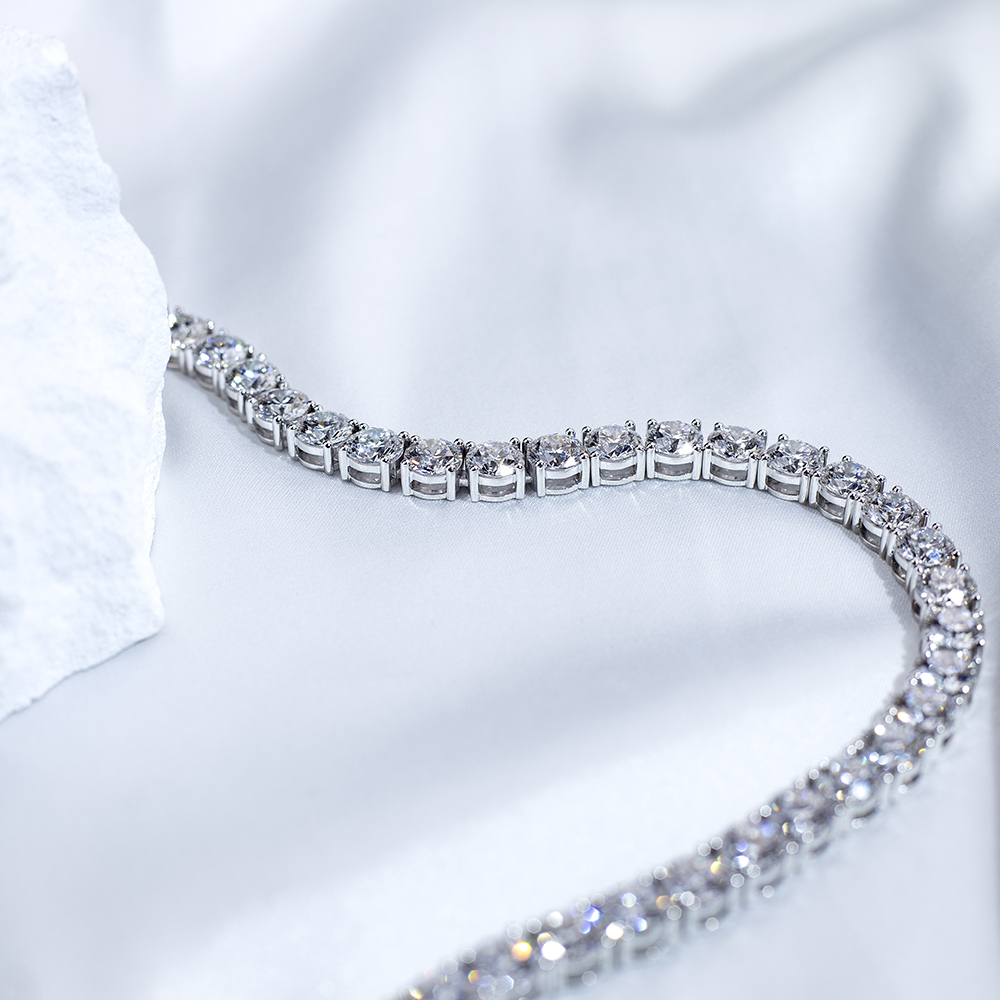 MissDiamond Lab Grown Diamond 69.75CT Platinum Pendant Necklace MSN-889