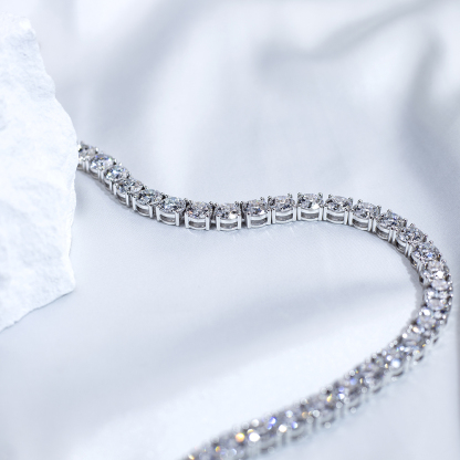 MissDiamond Lab Grown Diamond 69.75CT Platinum Pendant Necklace MSN-889