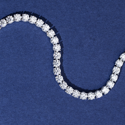 MissDiamond Lab Grown Diamond 69.75CT Platinum Pendant Necklace MSN-889