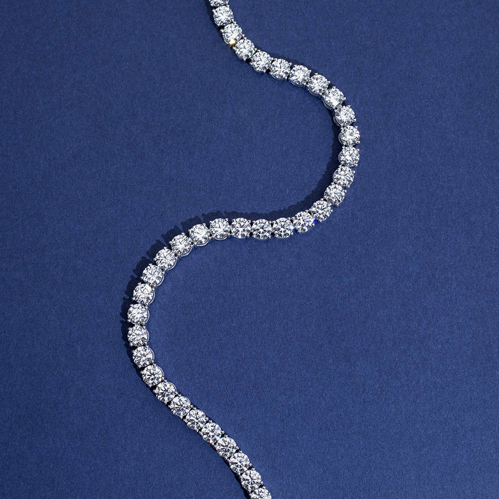 MissDiamond Lab Grown Diamond 69.75CT Platinum Pendant Necklace MSN-889