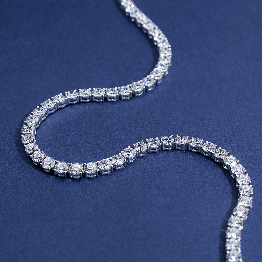 MissDiamond Lab Grown Diamond 69.75CT Platinum Pendant Necklace MSN-889