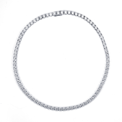 MissDiamond Lab Grown Diamond 69.75CT Platinum Pendant Necklace MSN-889