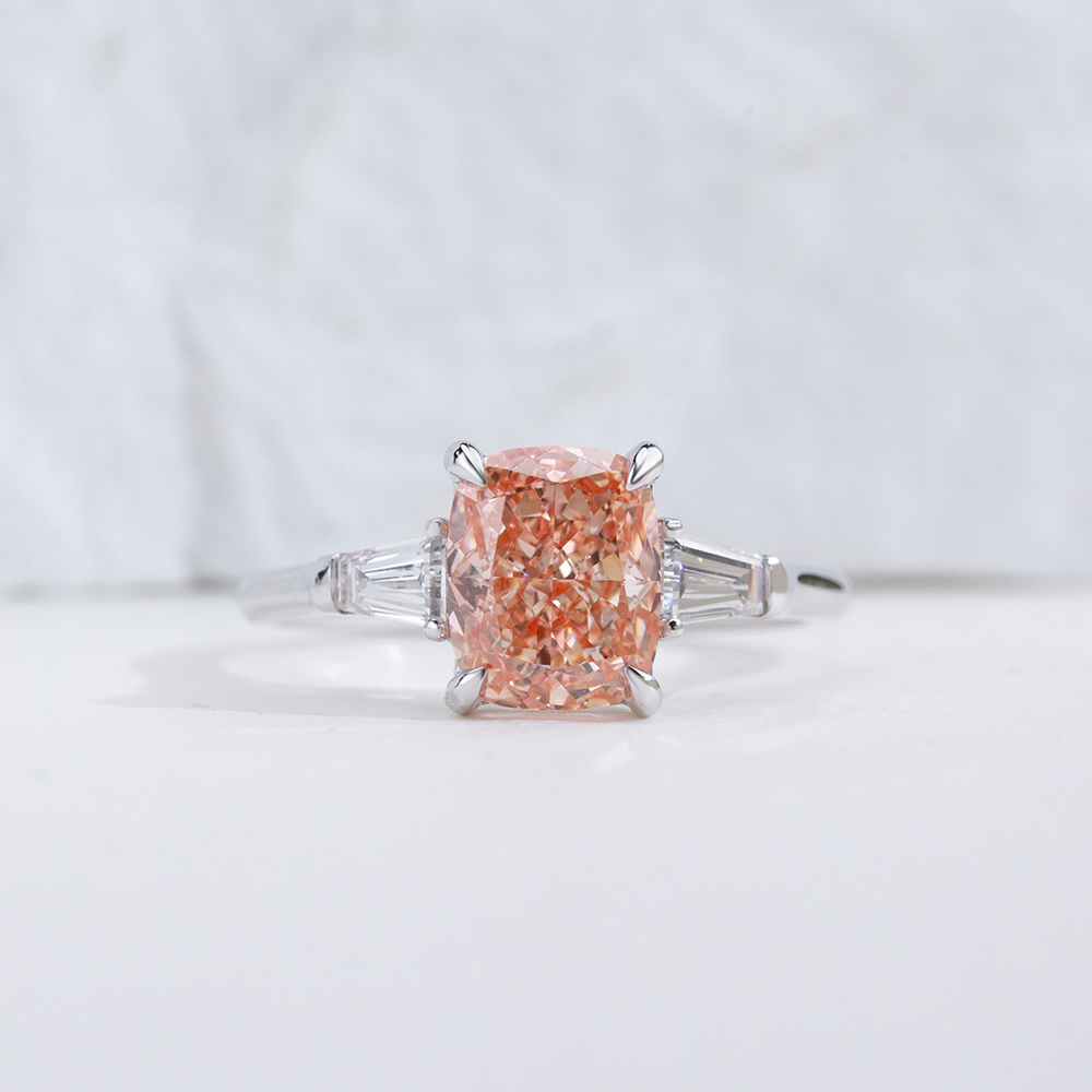 MissDiamond Lab Grown Diamond 2.062CT Platinum Solitaire Ring MSR-2039