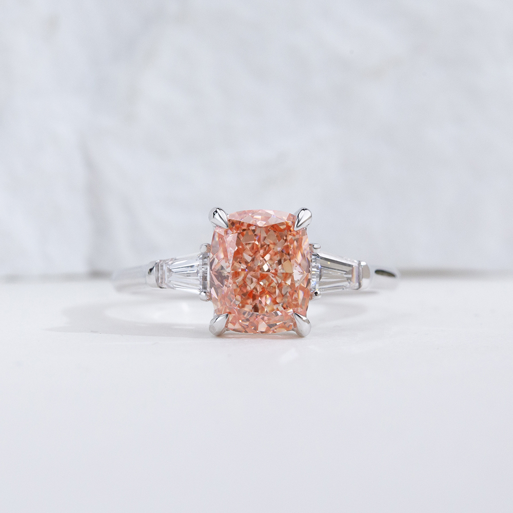 MissDiamond Lab Grown Diamond 2.062CT Platinum Solitaire Ring MSR-2039