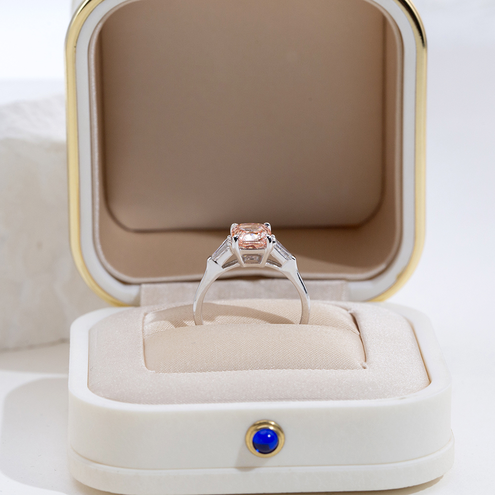 MissDiamond Lab Grown Diamond 2.062CT Platinum Solitaire Ring MSR-2039