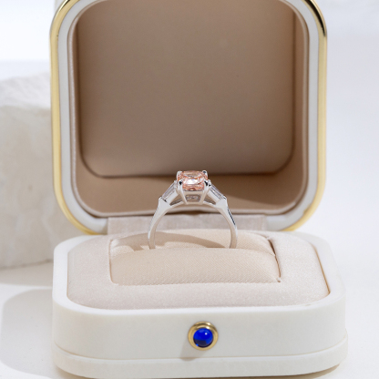 MissDiamond Lab Grown Diamond 2.062CT Platinum Solitaire Ring MSR-2039