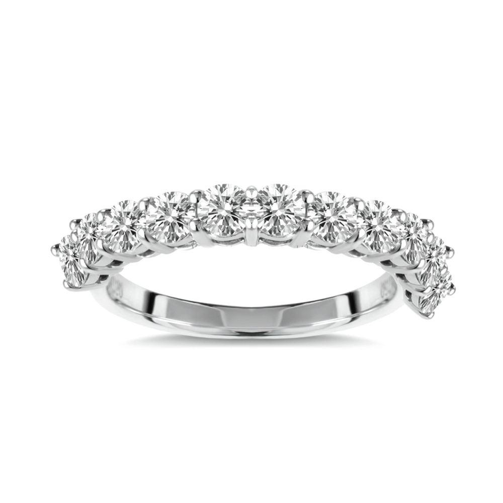 MissDiamond Lab Grown Diamond Eternity Platinum Ring MSR-066