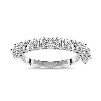 MissDiamond Lab Grown Diamond Eternity Platinum Ring MSR-066