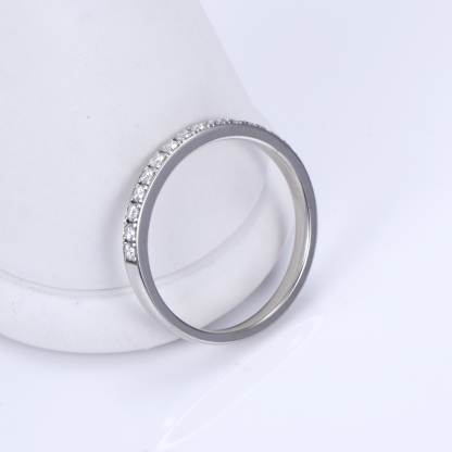 MissDiamond Lab Grown Diamond Platinum Eternity Ring MSR-1132