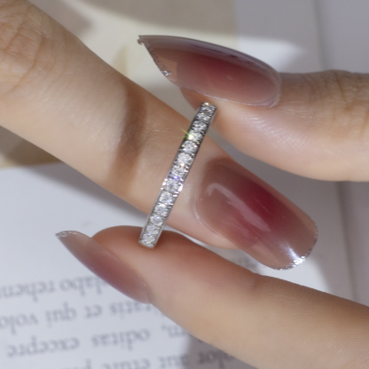 MissDiamond Lab Grown Diamond Platinum Eternity Ring MSR-1132