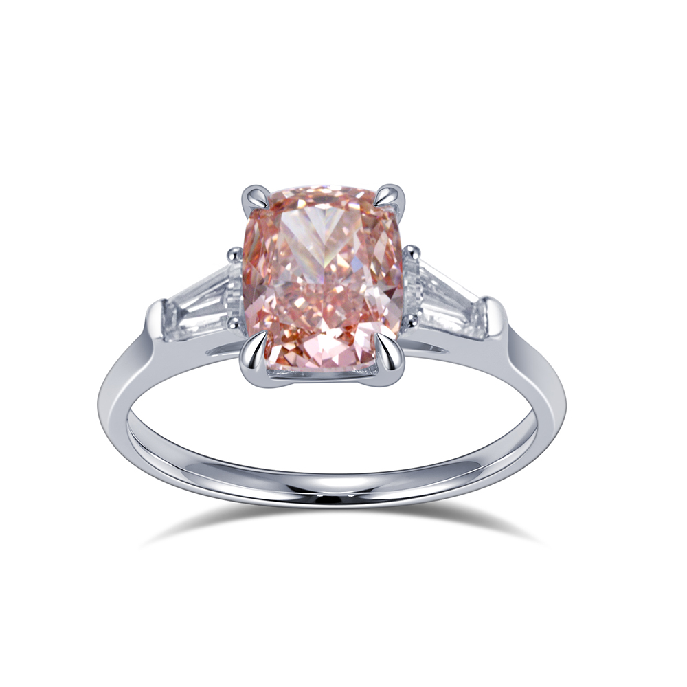 MissDiamond Lab Grown Diamond 2.062CT Platinum Solitaire Ring MSR-2039