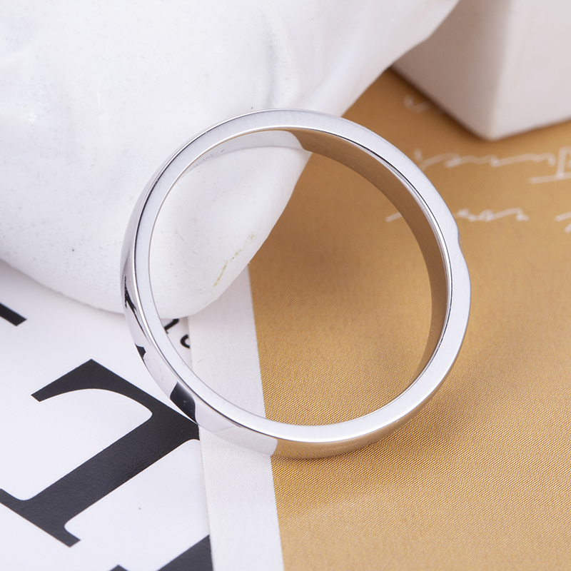 MissDiamond Round Cut Lab Grown Diamond S925 Silver Band Ring MSR-759