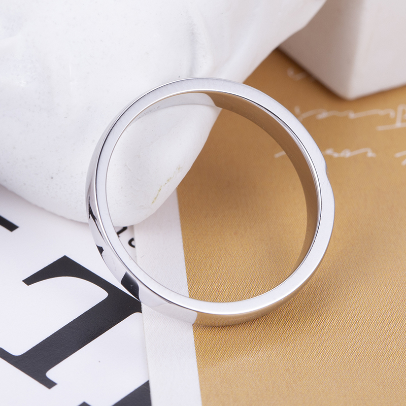 MissDiamond Round Cut Lab Grown Diamond S925 Silver Band Ring MSR-759