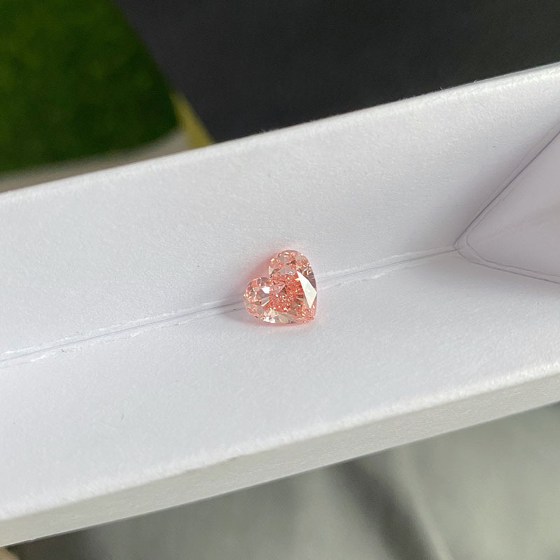 MissDiamond HPHT LG653452912 Heart Shape 2.02CT Fancy Pink VS1 VG VG Lab Grown Diamond