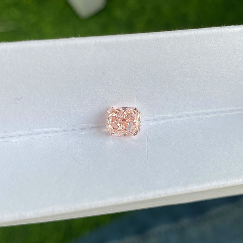 MissDiamond HPHT LG646468995 Radiant Shape 1.39CT Fancy Intense Pink VVS2 EX EX Lab Grown Diamond