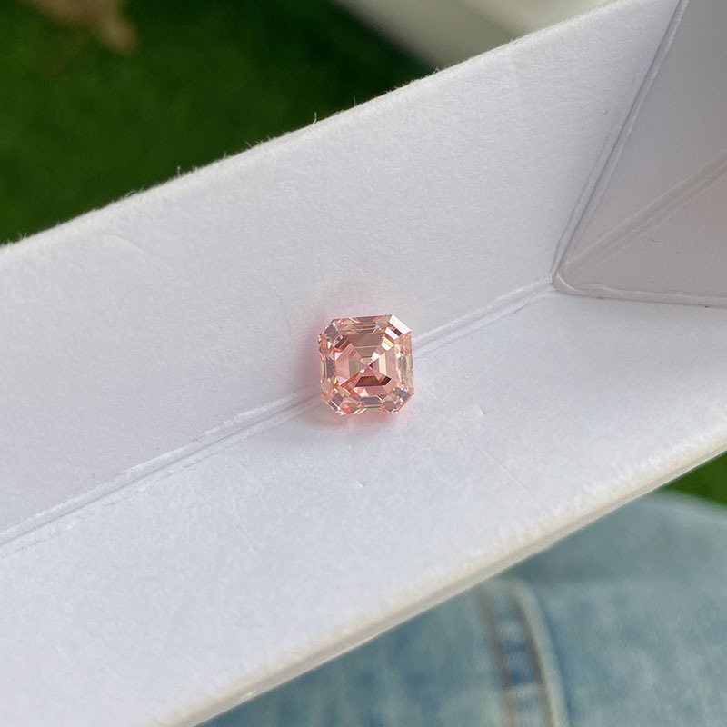 MissDiamond HPHT LG653452909 Asscher Shape 2.09CT Fancy Pink VS2 VG VG Lab Grown Diamond