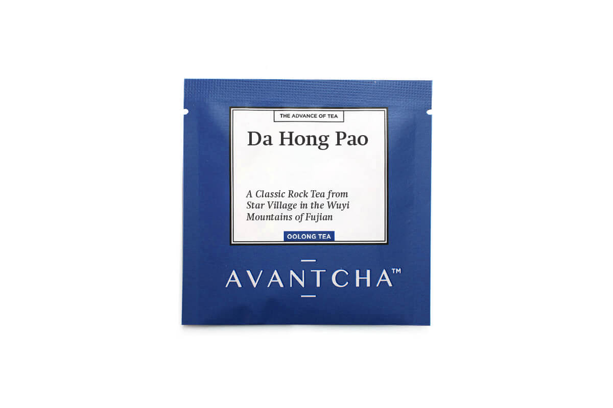 Da Hong Pao teabag sealed to protect freshness