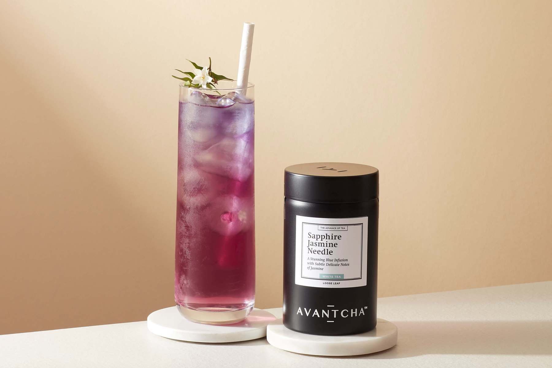 Sapphire Jasmine Needle as an Iced Tea