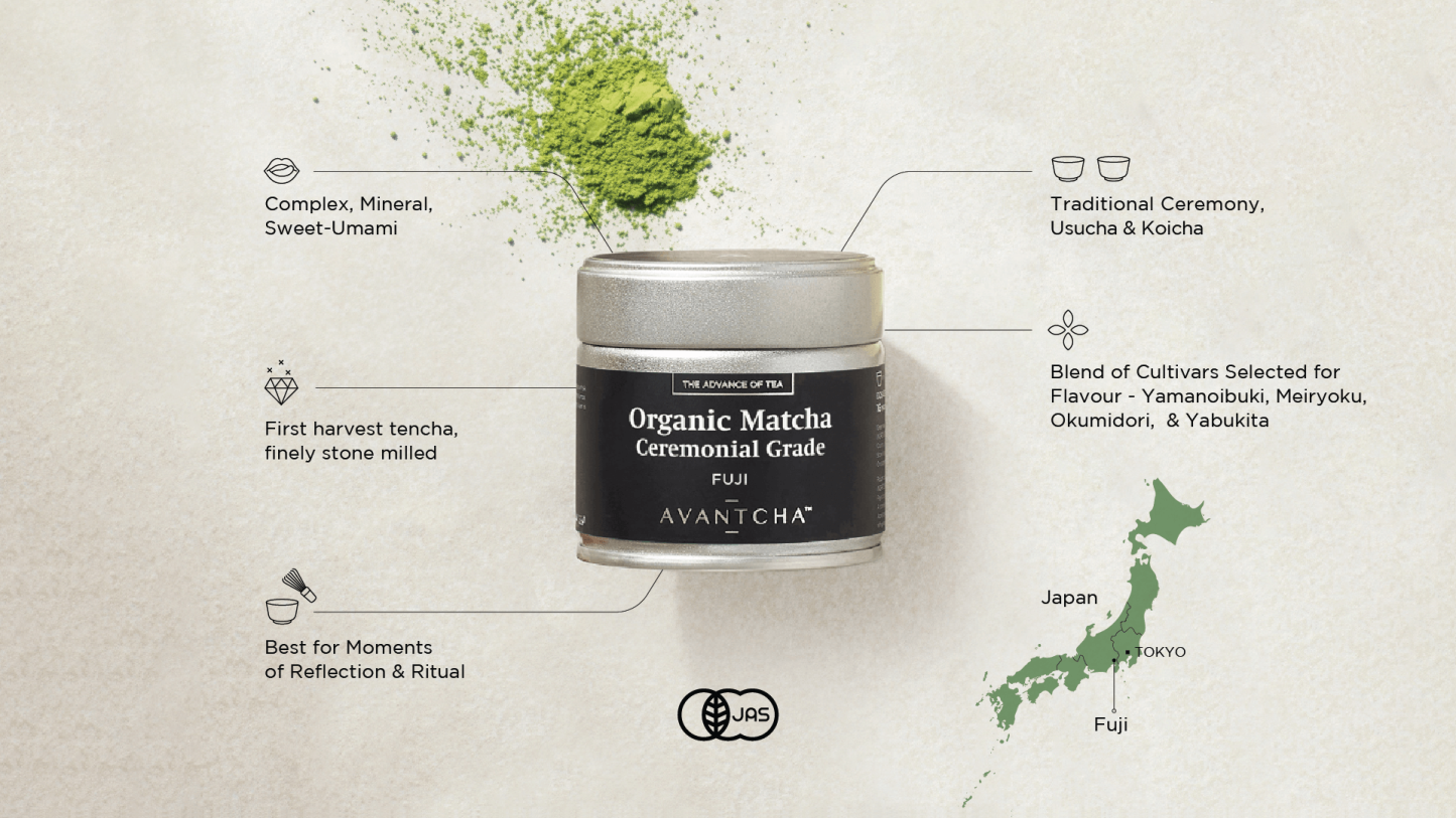 Organic Matcha Ceremonial Grade Fuji 30g