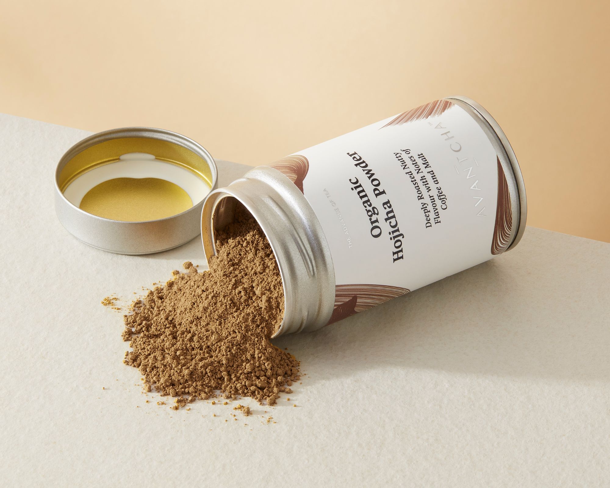 Organic Hojicha Powder - green tea roasted and milled to a powder 