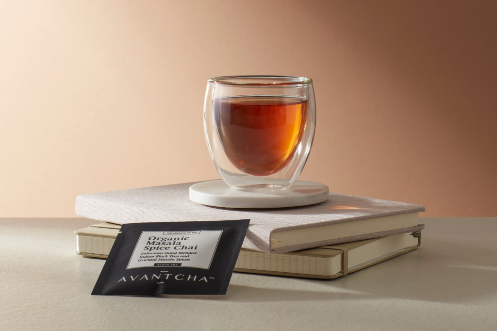 Organic Masala Spice Chai pairs well with milk, giving it comforting notes