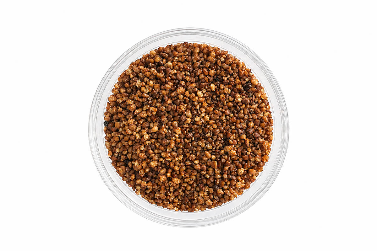 Loose roasted buckwheat of Japanese Sobacha
