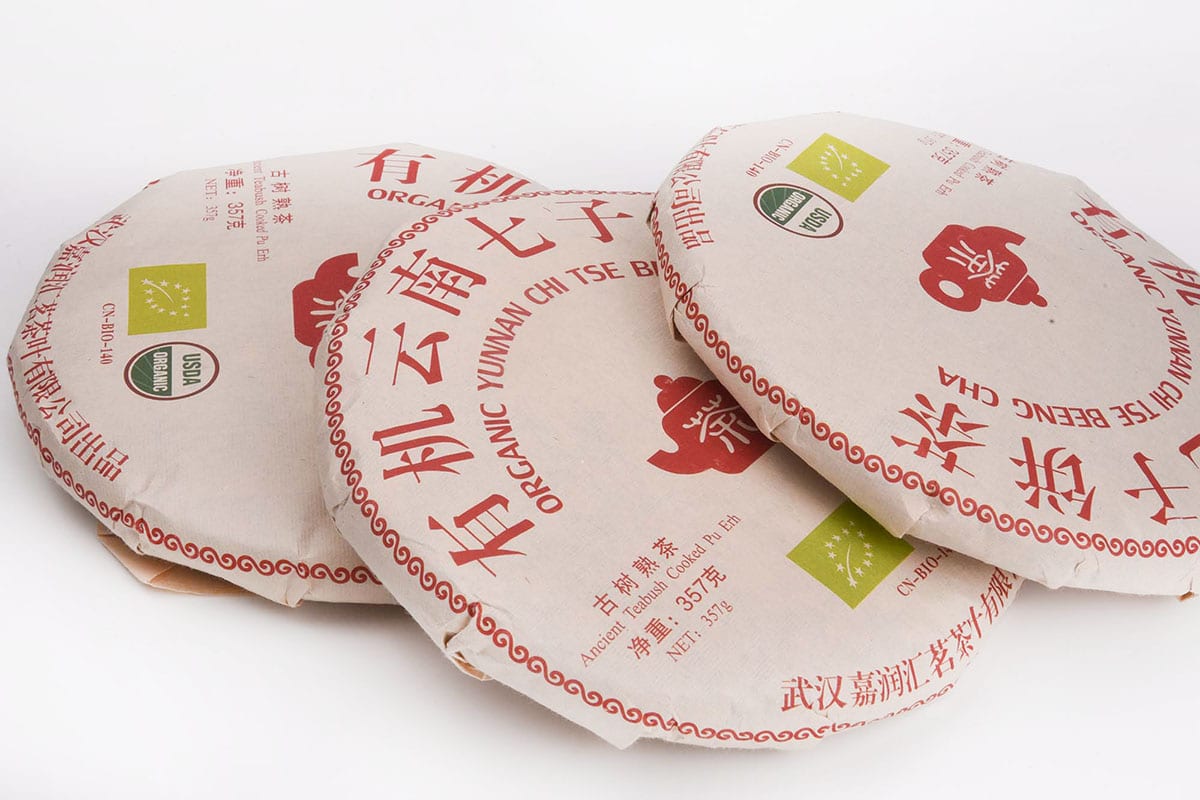 Organic Beeng Cha Pu Erh Cake