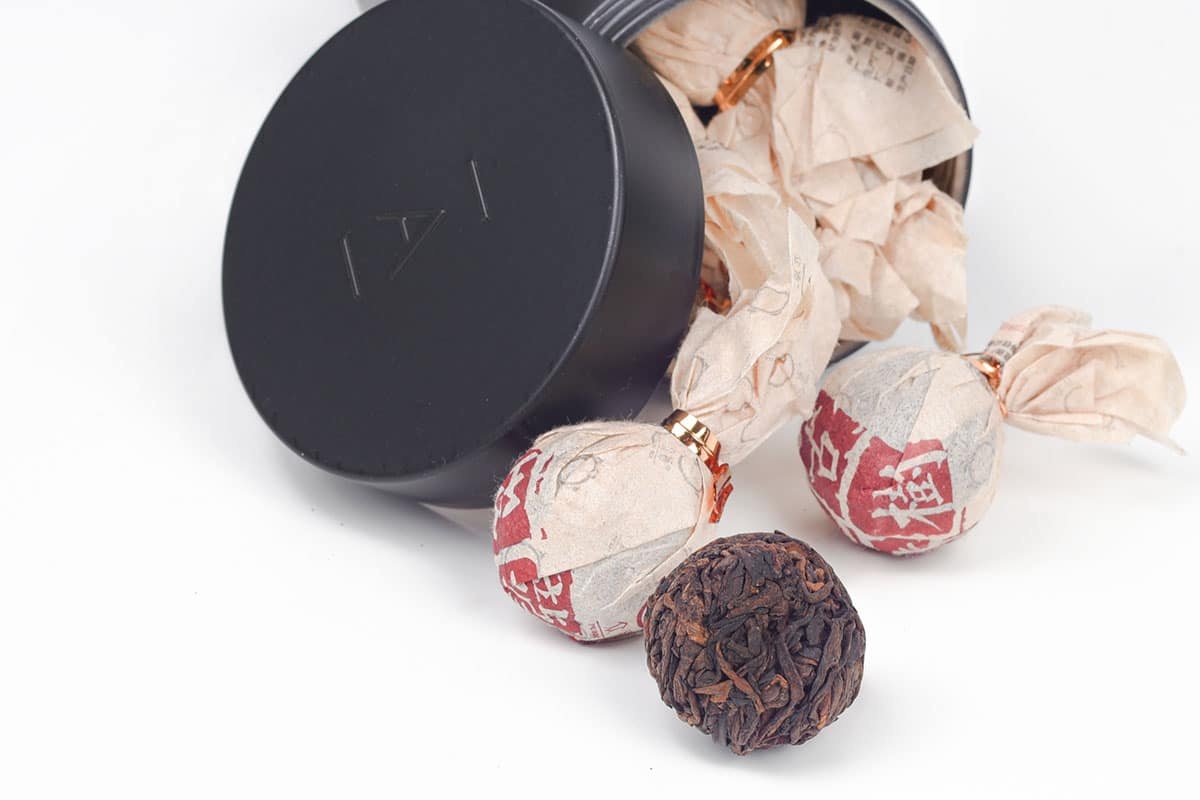 Ripe Pu erh Pearls Tin