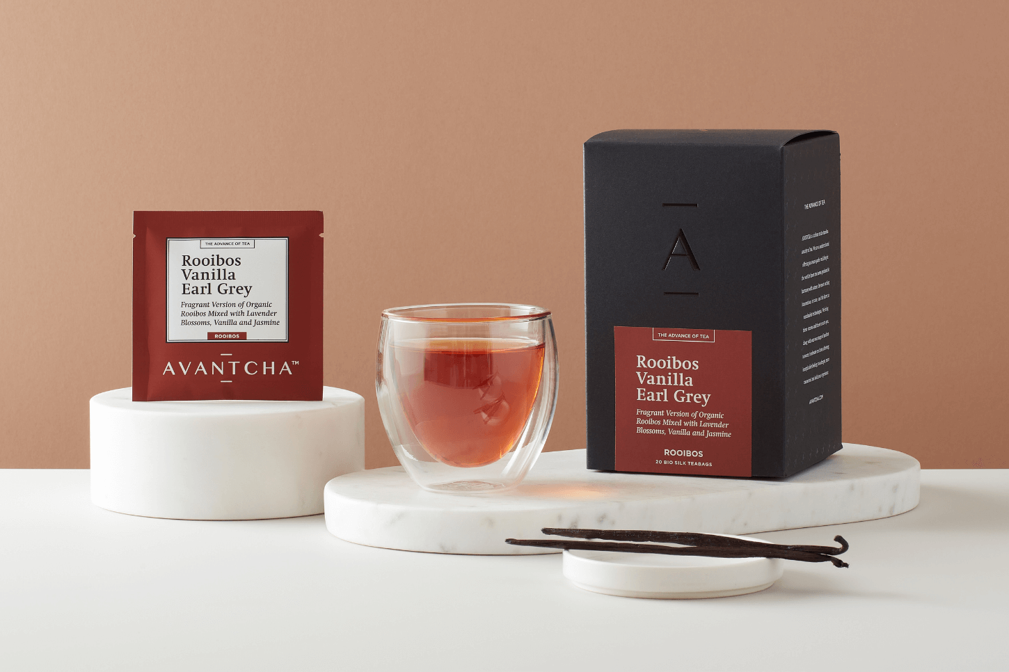 Rooibos Vanilla Earl Grey Silk Teabags