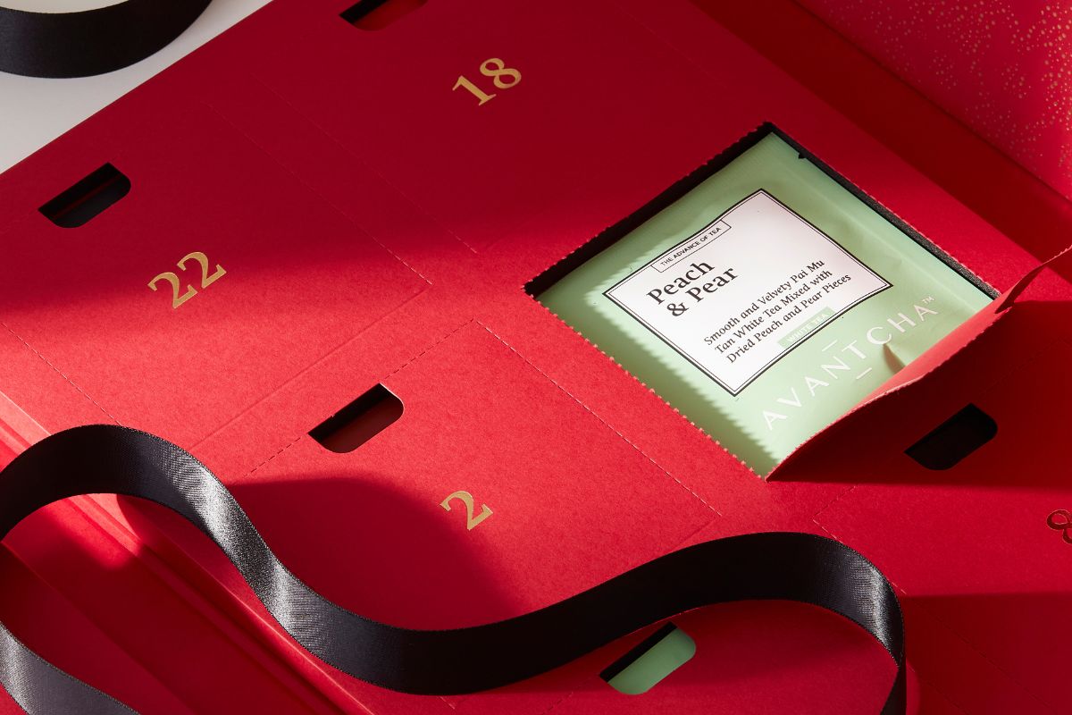 Tea Advent Calendar Red