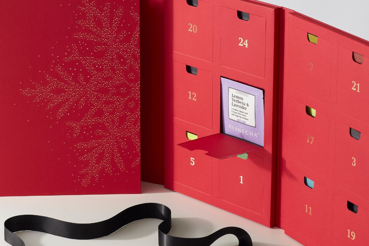 Tea Advent Calendar Red