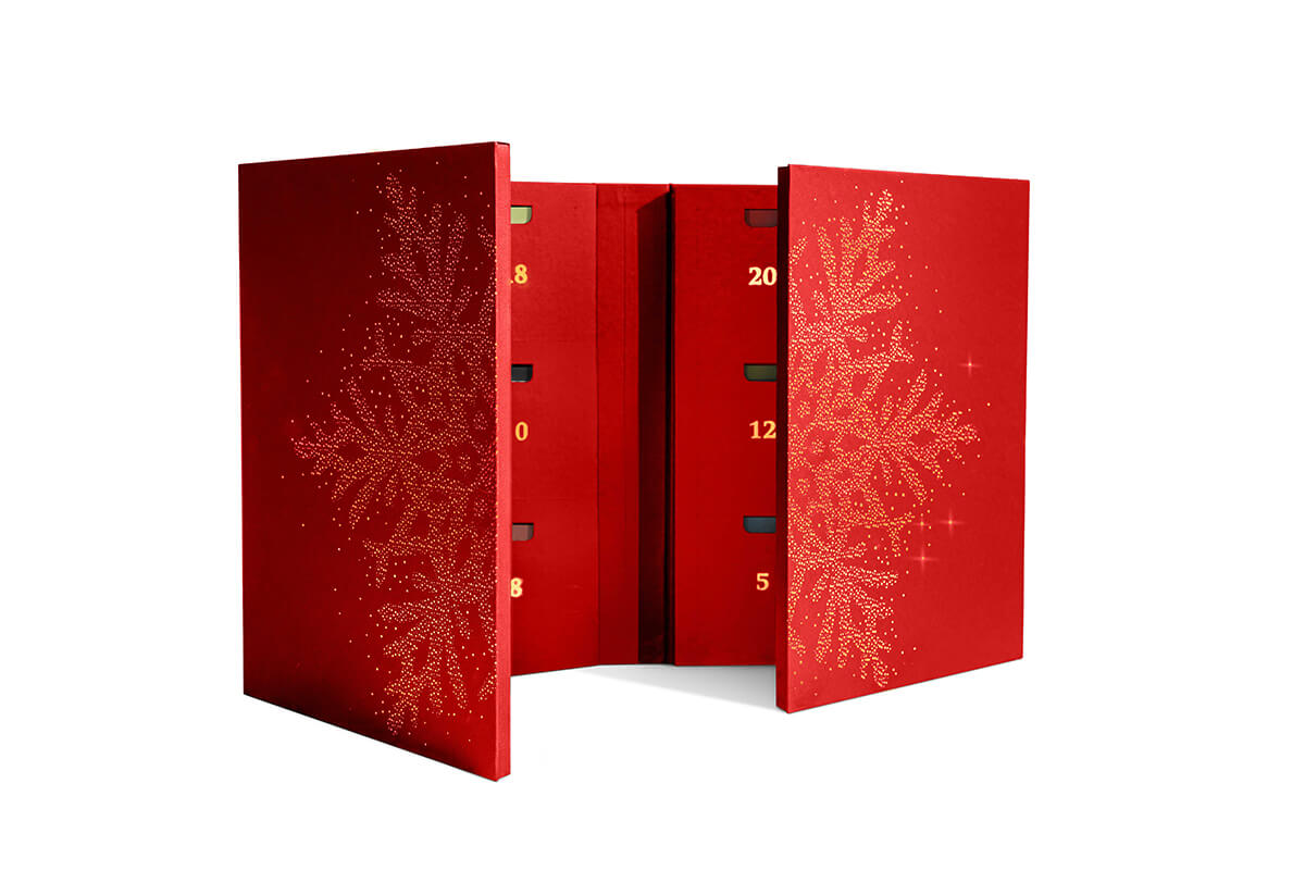 Tea Advent Calendar Red