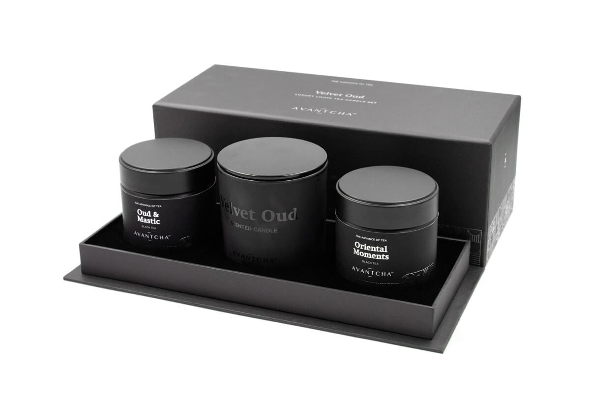 Velvet Oud Luxury Loose Tea Candle Set