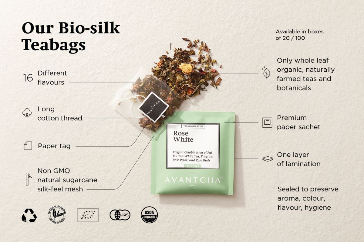 Organic Masala Spice Chai Silk Teabags