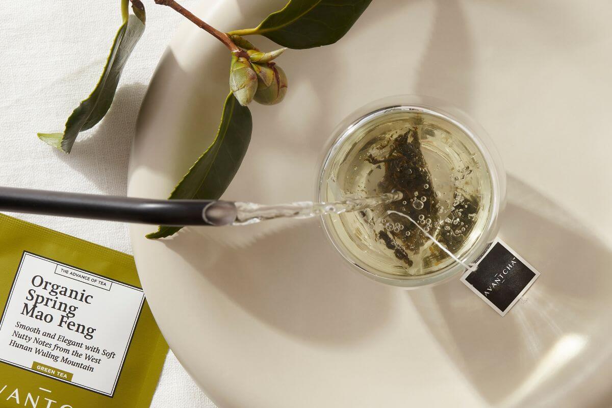 Organic Spring Mao Feng Silk Teabags