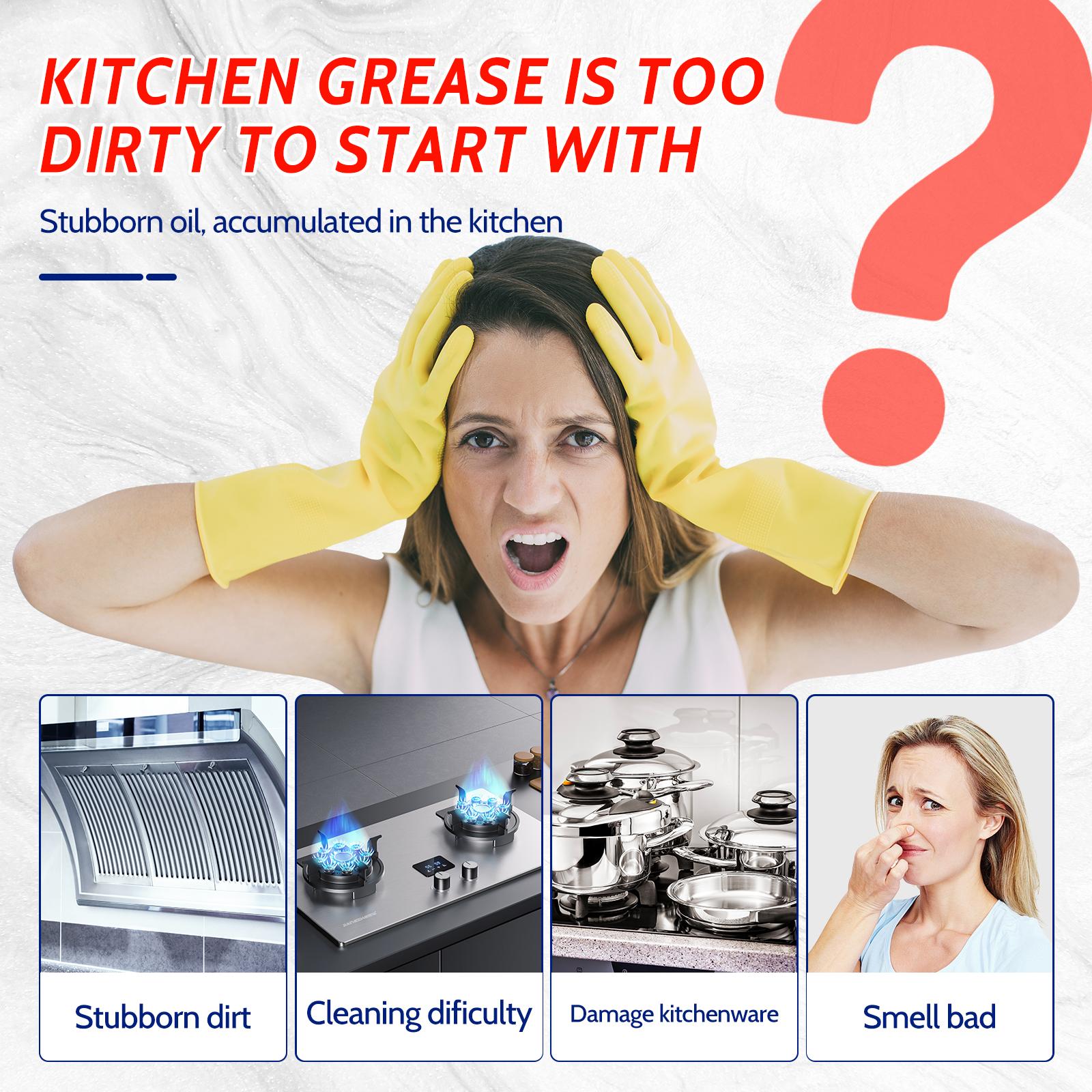 【Liapu】All Purpose Kitchen Heavy Oil Cleaning Agent Antibacterial Sp