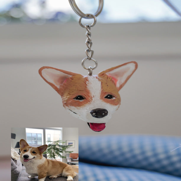 Personalized Custom Pet Keychain/Magnet