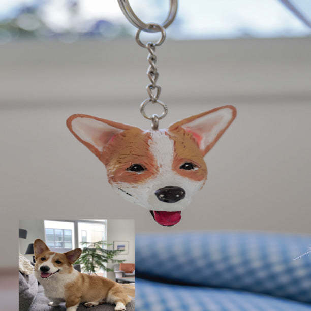 Personalized Custom Pet Keychain/Magnet