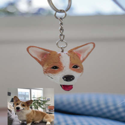 Personalized Custom Pet Keychain/Magnet