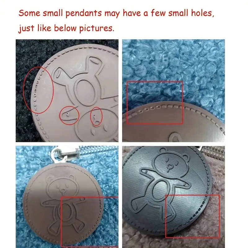     embroidered       bear         fleece           travel           85cm details 4