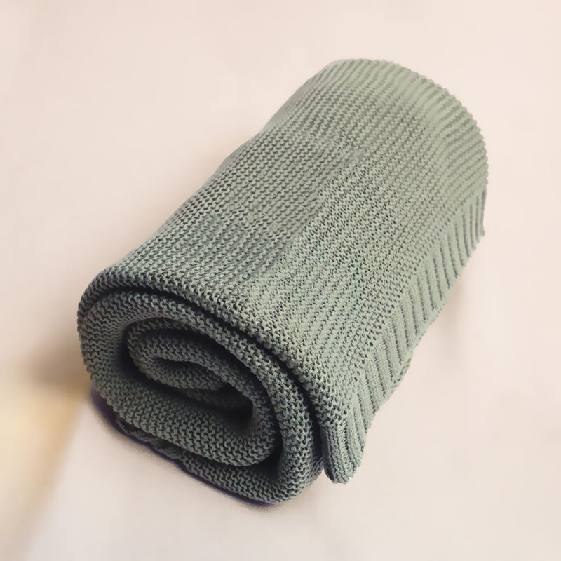 Custom Vintage-Style Knit Throw Blanket with Personalized Name & Date - Soft, Cozy Cotton for Sofa & Bed, Perfect for Naps - Ideal Gift for Anniversaries, Birthdays, Christmas, Halloween - Hand Wash Only