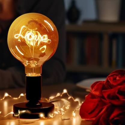 Custom Text Edison LED Filament Bulb