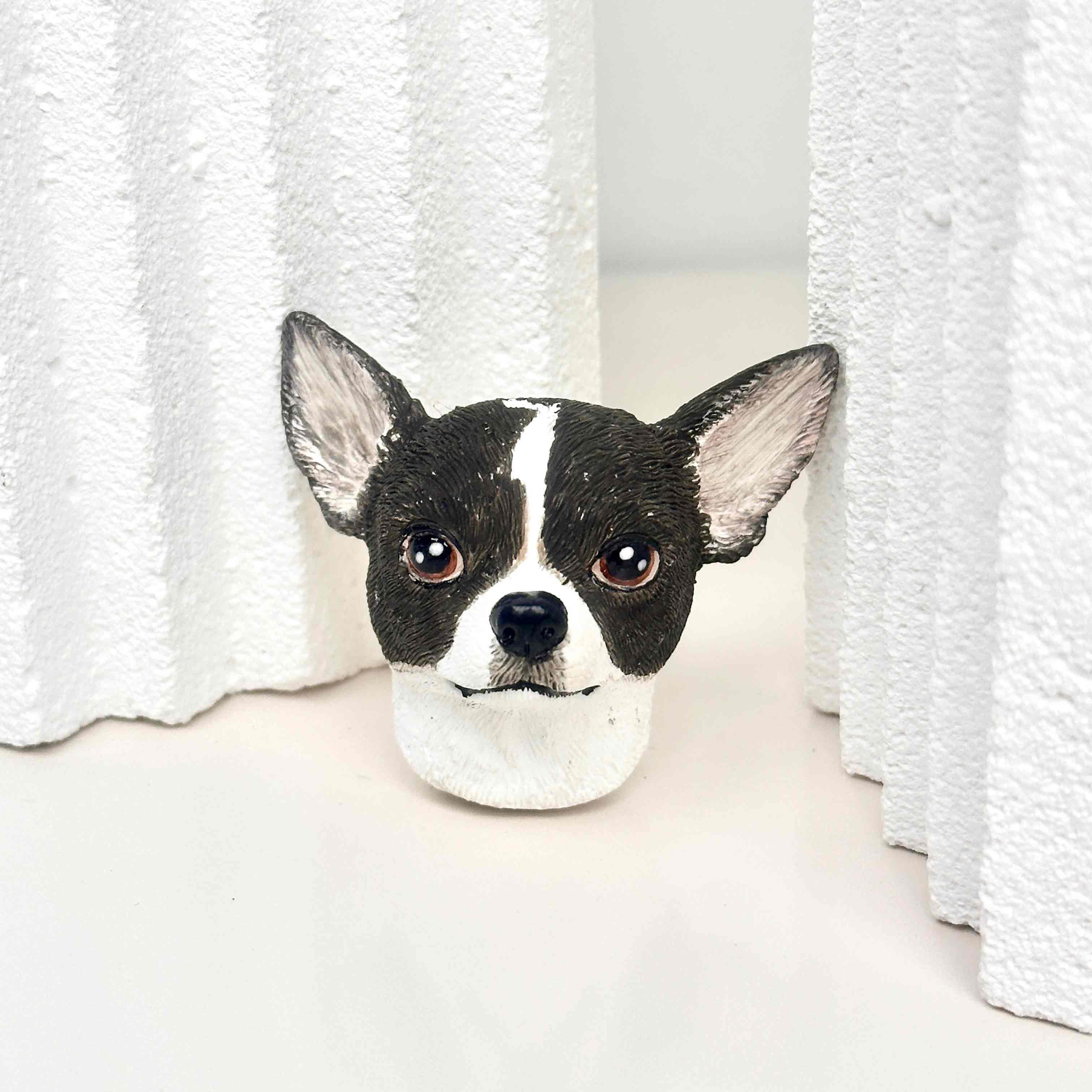 Personalised Custom Head Pet Sculpture Key Ring