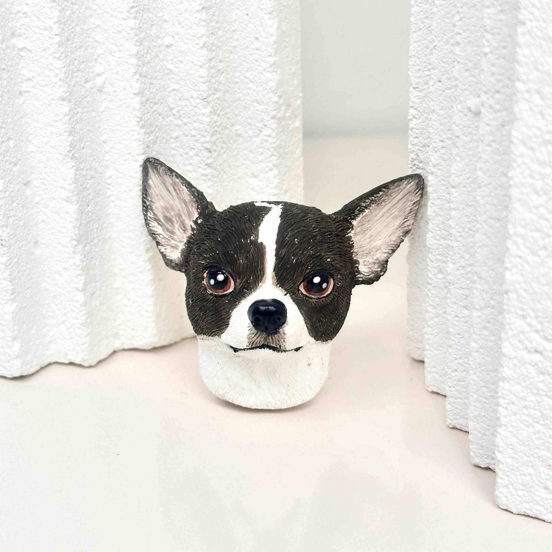 Personalised Custom Head Pet Sculpture Key Ring