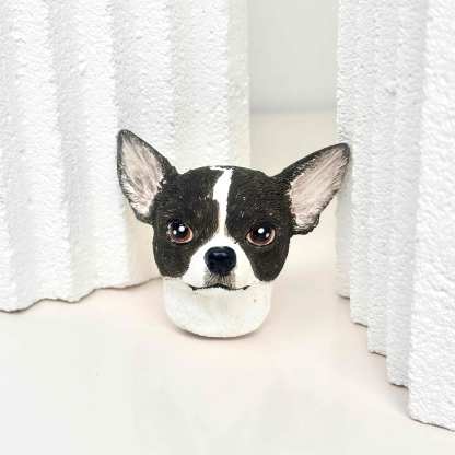 Personalised Custom Head Pet Sculpture Key Ring