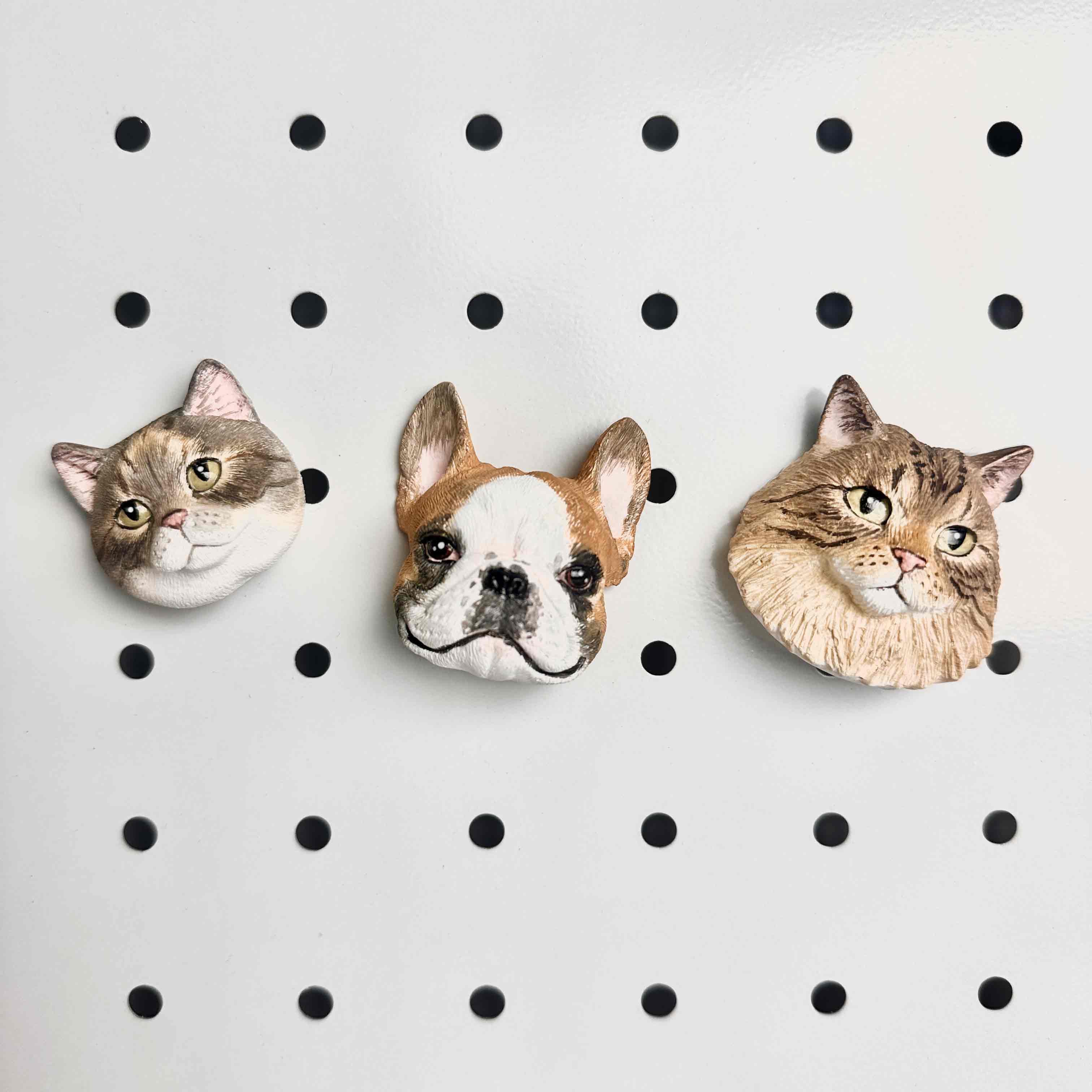 Personalised Custom Head Pet Sculpture Key Ring