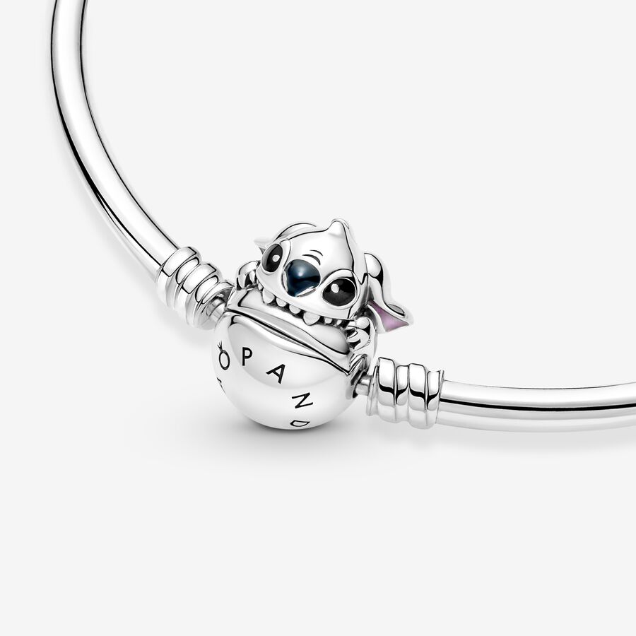 Pevný náramok so sponou so Stitchom zo série Disney, Pandora Moments