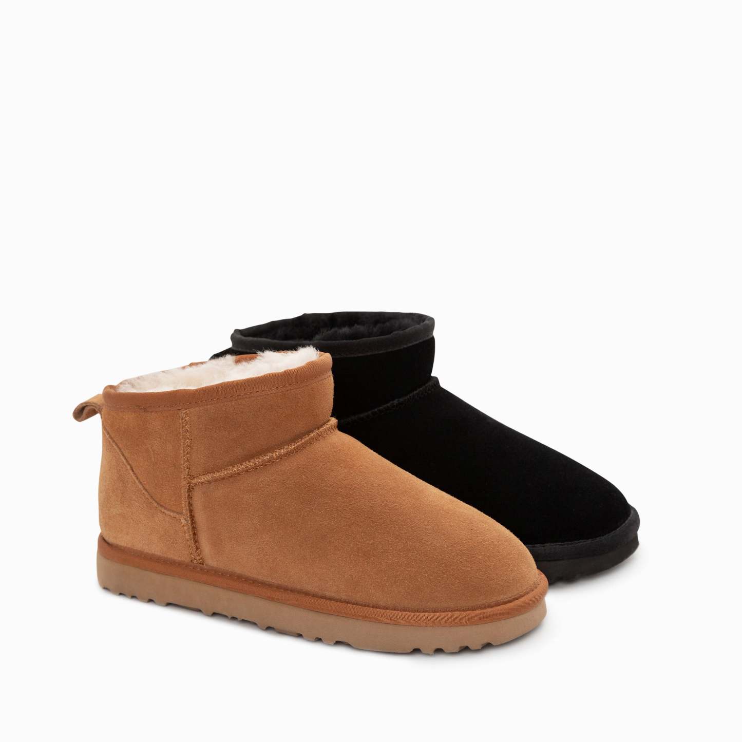 Ugg Boots Originální australská ovčí unisex kotníkový klasický semiš (unisex kravský semiš)